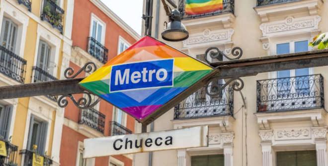 מדריד Acogedor Apartamento Con Balcon En El Barrio De Chueca, Gran Via Con Aire Acondicionado Y Calefaccion מראה חיצוני תמונה